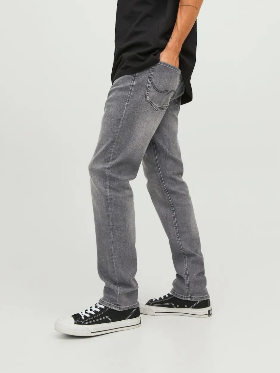 JACK & JONES Grey Wash Glenn Slim Fit Jeans Online