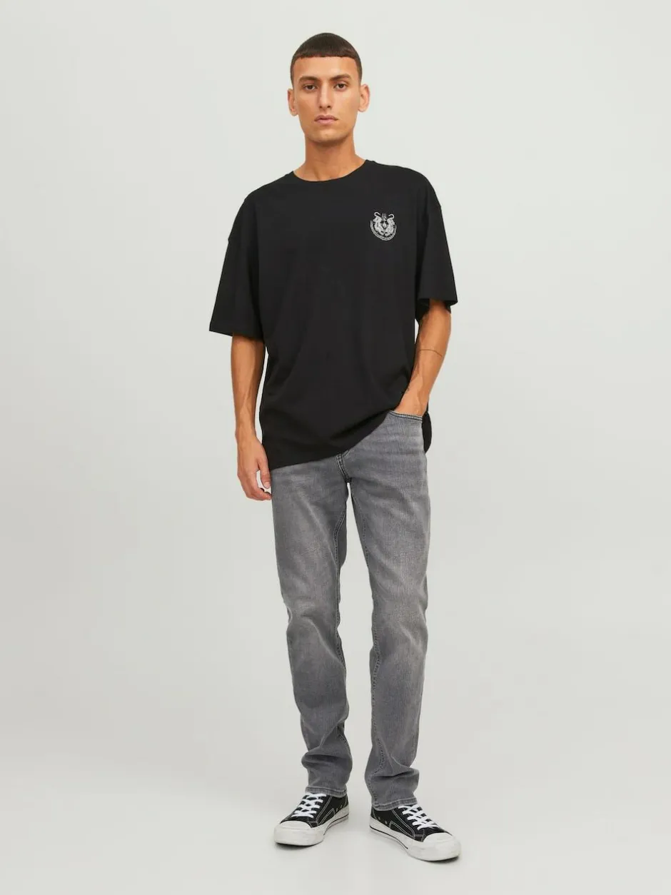 JACK & JONES Grey Wash Glenn Slim Fit Jeans Online