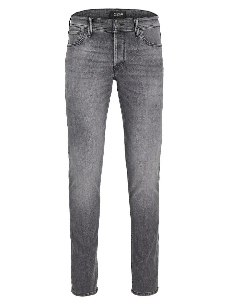 JACK & JONES Grey Wash Glenn Slim Fit Jeans Online