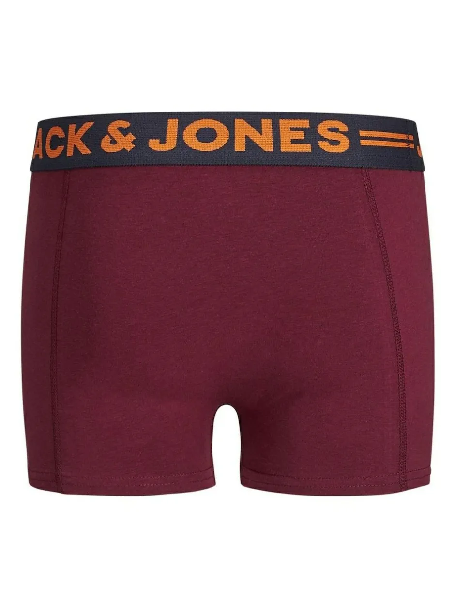 JACK & JONES JUNIOR Black Boxers 3 Pack New