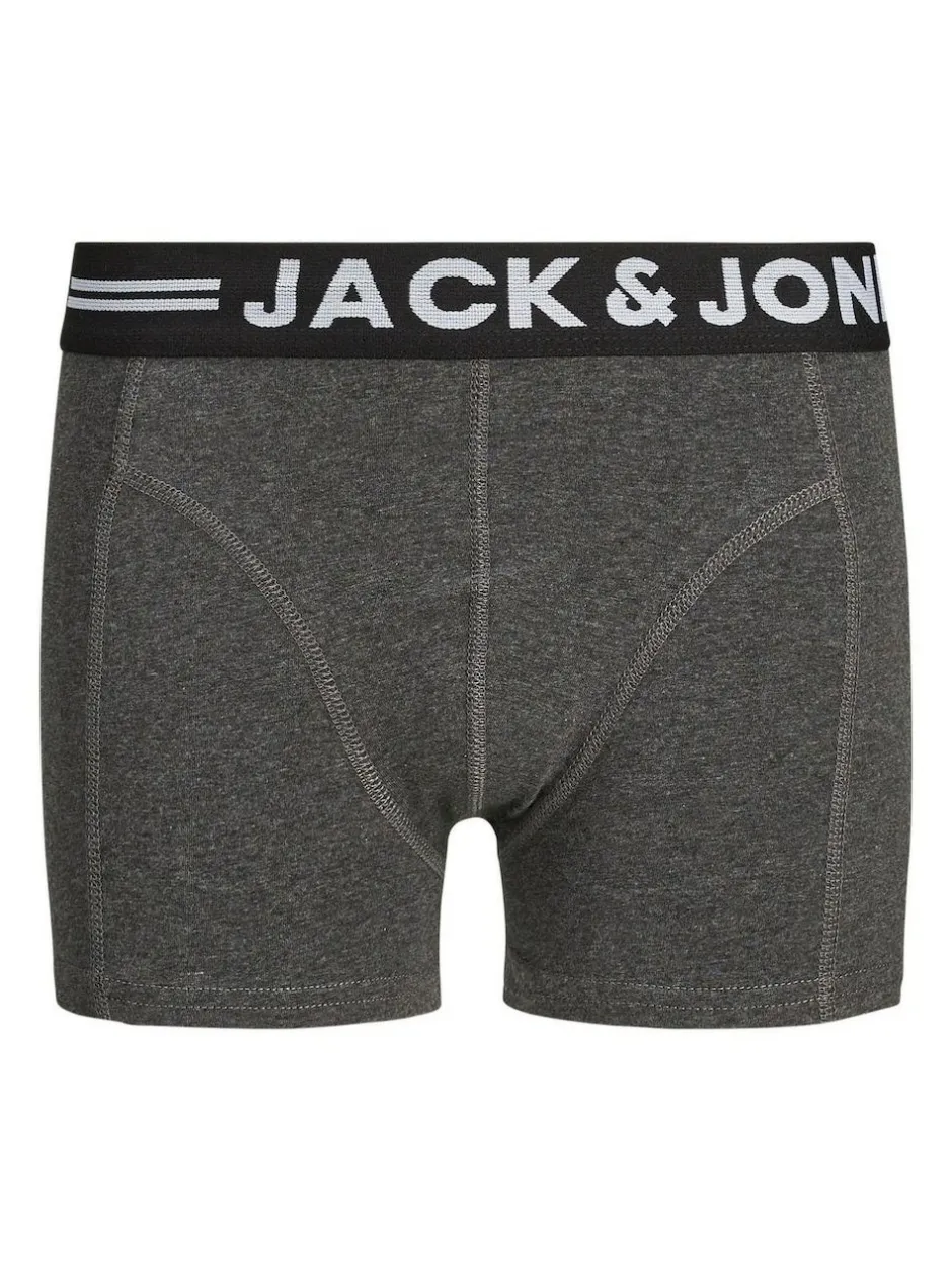 JACK & JONES JUNIOR Black Boxers 3 Pack New