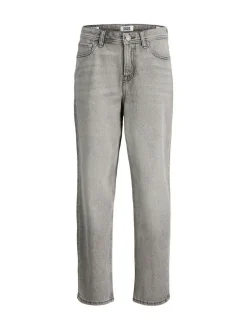 JACK & JONES JUNIOR Chris Relaxed Fit Black Jeans Grey Discount