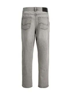 JACK & JONES JUNIOR Chris Relaxed Fit Black Jeans Grey Discount