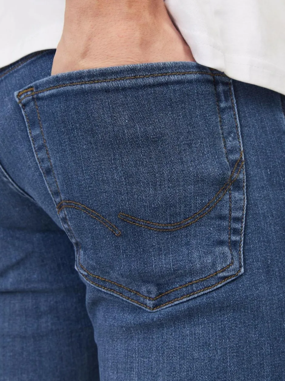 JACK & JONES Slim Fit Glenn Jeans Washed Blue Sale
