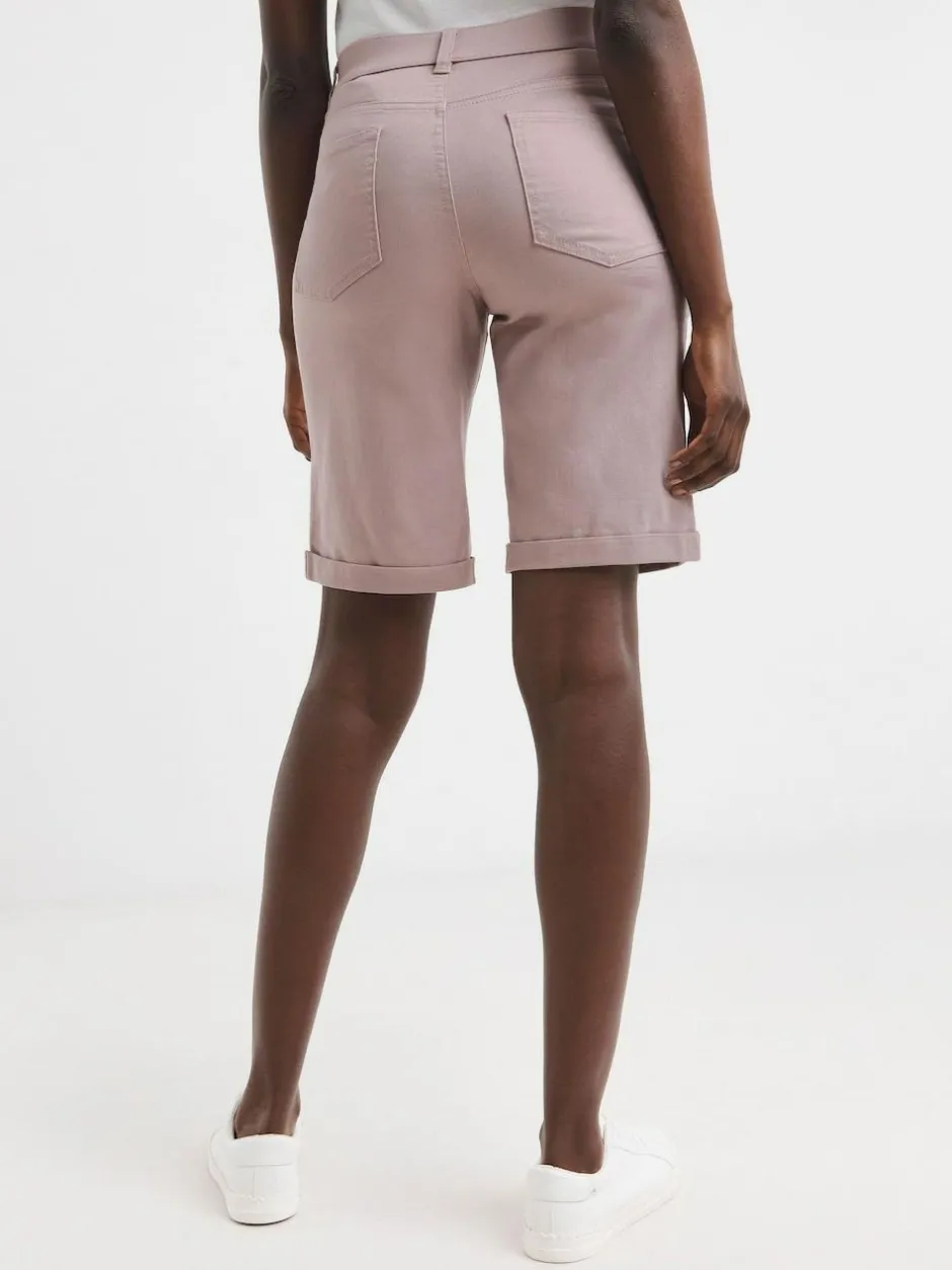 JD Williams Pink 24/7 Denim Knee Length Shorts Best