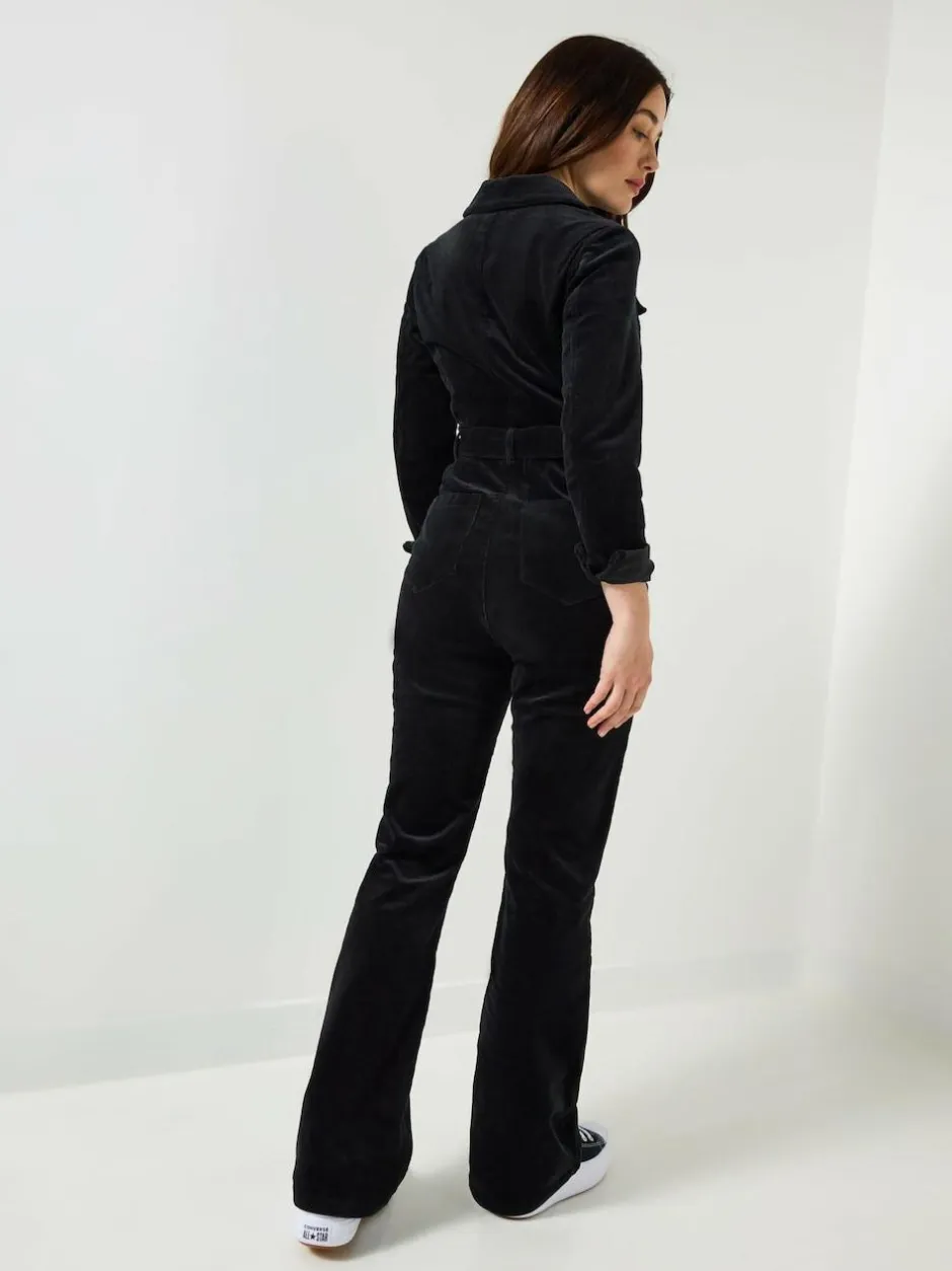 Joe Browns Black Stretch Fit Darcy Cord Jumpsuit Sale