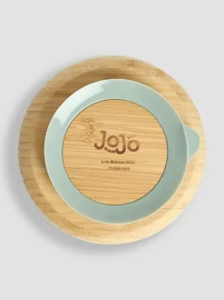Jojo Maman Bébé Bamboo Plate with Suction & Spoon Hot