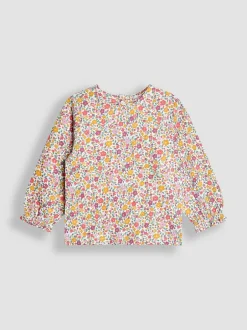 Jojo Maman Bébé Appliqué Velour Dungarees & Top Set Berry Bunny Hot