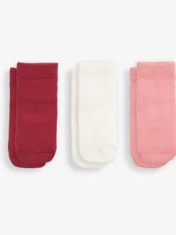 Jojo Maman Bébé 3-Pack Extra Thick Socks Berry Pink Outlet