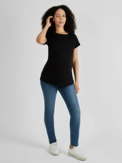 Jojo Maman Bébé Black Boyfriend Maternity Cotton T-Shirt Best