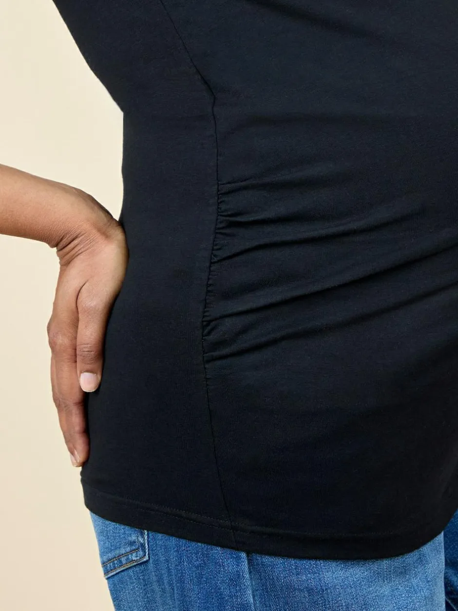 Jojo Maman Bébé Black 2-Pack Maternity Vests Discount