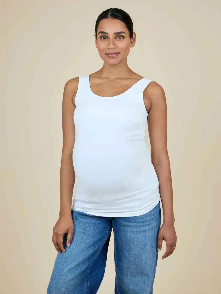 Jojo Maman Bébé Black 2-Pack Maternity Vests Discount