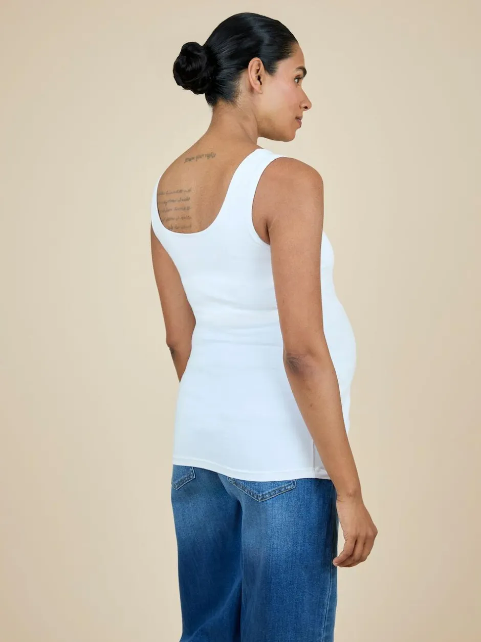 Jojo Maman Bébé Black 2-Pack Maternity Vests Discount
