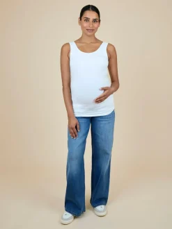 Jojo Maman Bébé Black 2-Pack Maternity Vests Discount