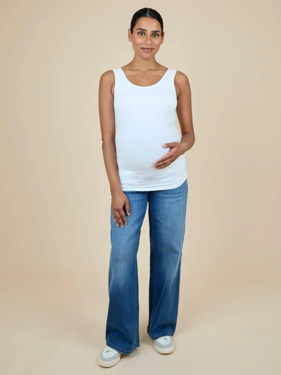 Jojo Maman Bébé Black 2-Pack Maternity Vests Discount