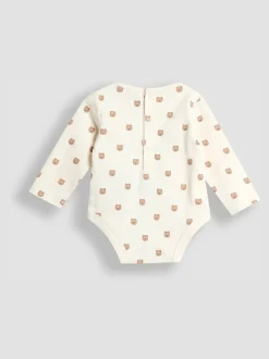 Jojo Maman Bébé Blue Bear Waffle Character Dungaree & Body Set Best