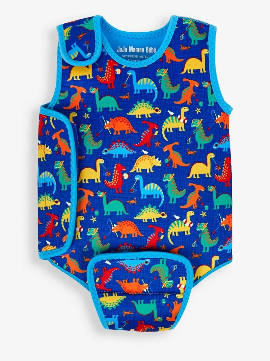 Jojo Maman Bébé Blue Dino Print Baby Wetsuit Best