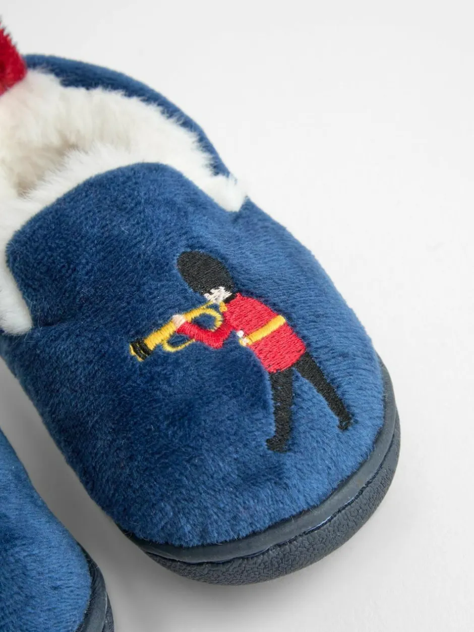 Jojo Maman Bébé Blue London Soldiers Slipper Shoe Outlet