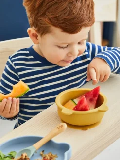 Jojo Maman Bébé My First Silicone Mealtime Bear Set Blue Outlet