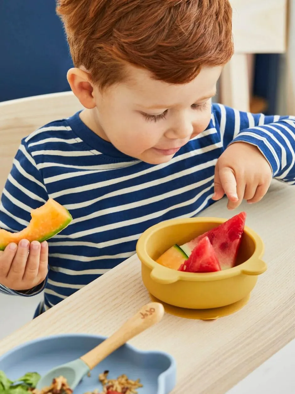 Jojo Maman Bébé My First Silicone Mealtime Bear Set Blue Outlet