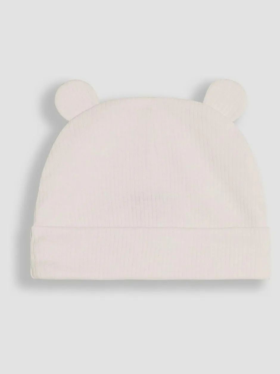 Jojo Maman Bébé 2-Pack Baby Hats Blue Rib Hot
