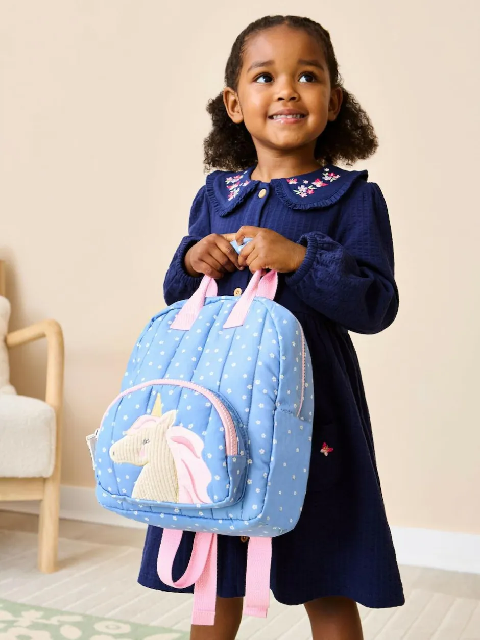 Jojo Maman Bébé Character Backpack Blue Unicorn Online