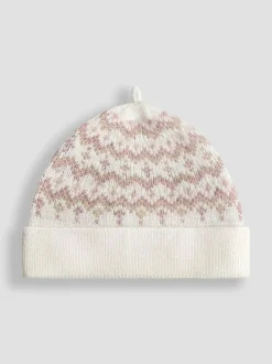Jojo Maman Bébé Knit 3- Piece Set Cream Fair Isle Clearance