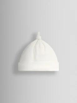 Jojo Maman Bébé Organic Cotton Appliqué Baby Hat Cream Fox Best