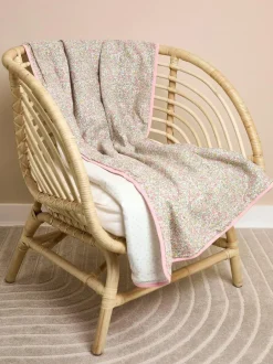 Jojo Maman Bébé Floral Print Muslin Blanket New