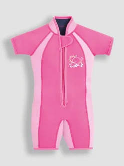 Jojo Maman Bébé Fuchsia Pink Junior Wetsuit Discount