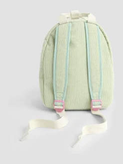 Jojo Maman Bébé Green Woodland Corduroy Embroidered Backpack Clearance