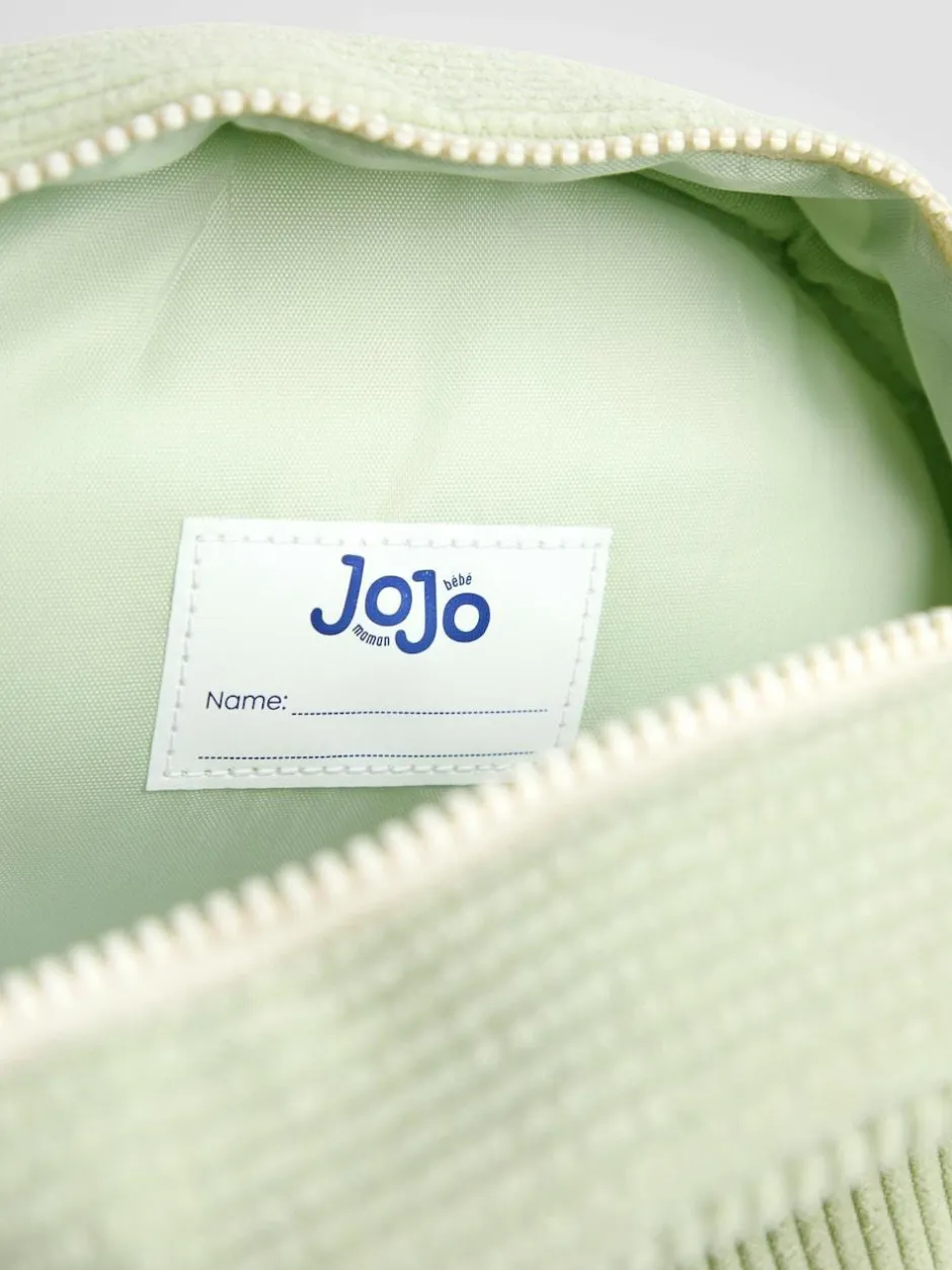Jojo Maman Bébé Green Woodland Corduroy Embroidered Backpack Clearance