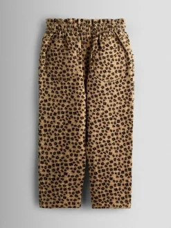 Jojo Maman Bébé Leopard Print Twill Trousers Sale