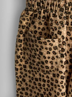 Jojo Maman Bébé Leopard Print Twill Trousers Sale