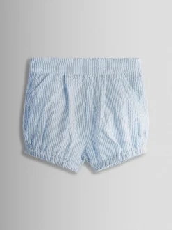 Jojo Maman Bébé Light Blue Classic Body & Stripe Shorts Set 2 Piece Discount