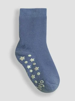 Jojo Maman Bébé 3-Pack Extra Thick Socks Natural Blue Discount