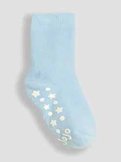 Jojo Maman Bébé 3-Pack Extra Thick Socks Natural Blue Discount