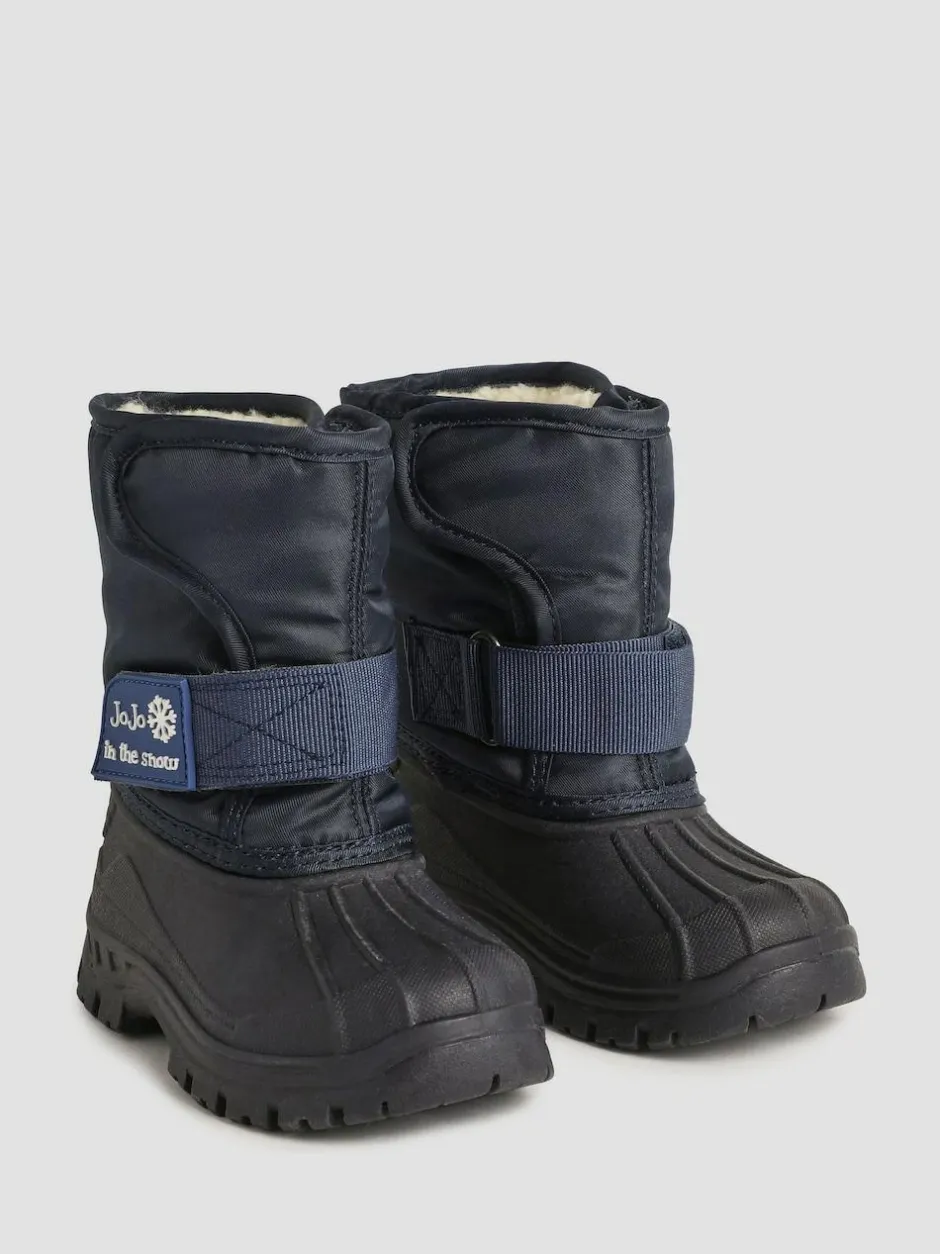 Jojo Maman Bébé Navy Blue Alpine Snow Boots Clearance