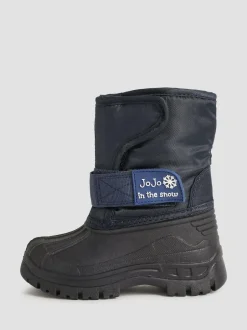 Jojo Maman Bébé Navy Blue Alpine Snow Boots Clearance