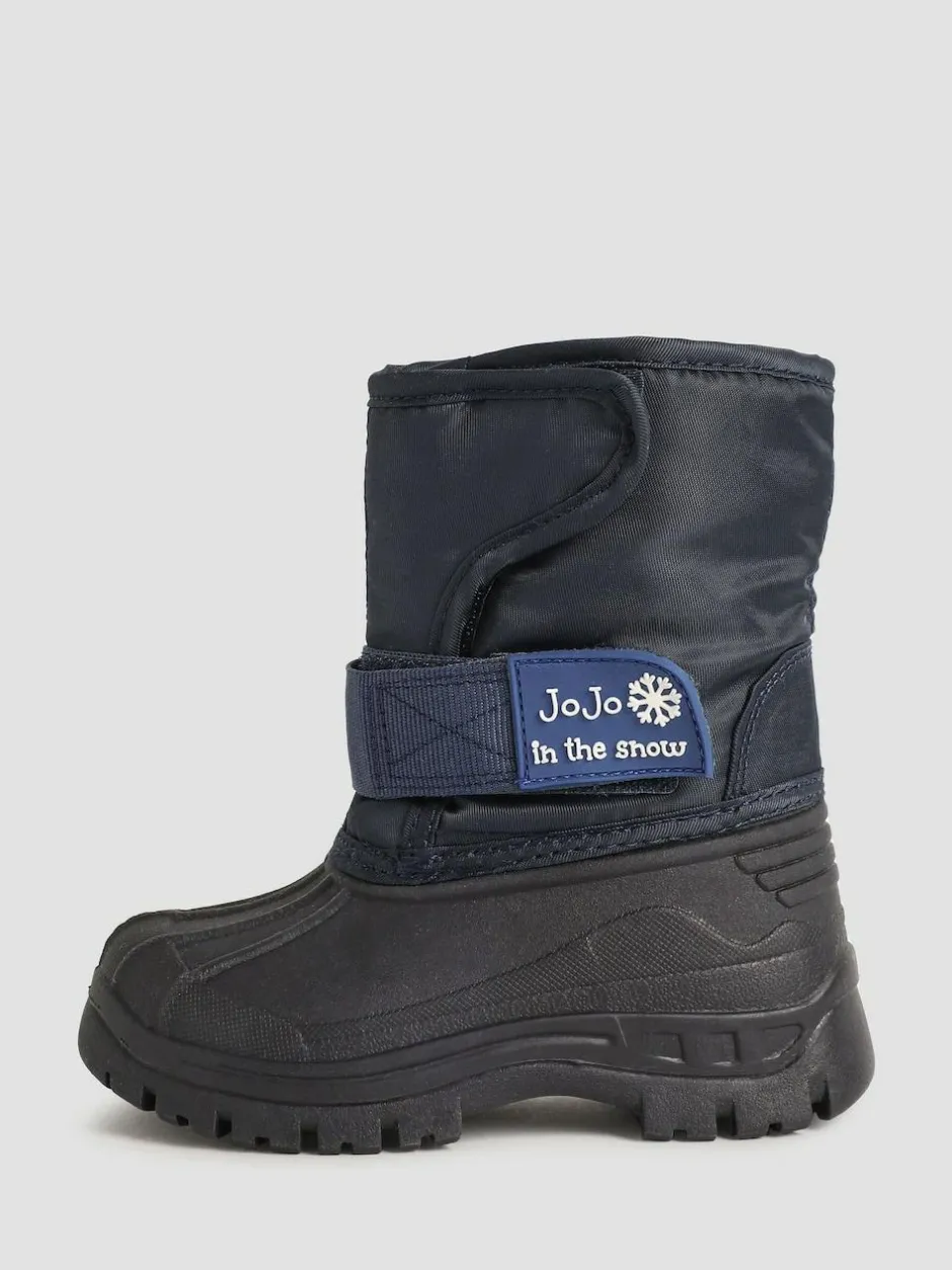 Jojo Maman Bébé Navy Blue Alpine Snow Boots Clearance