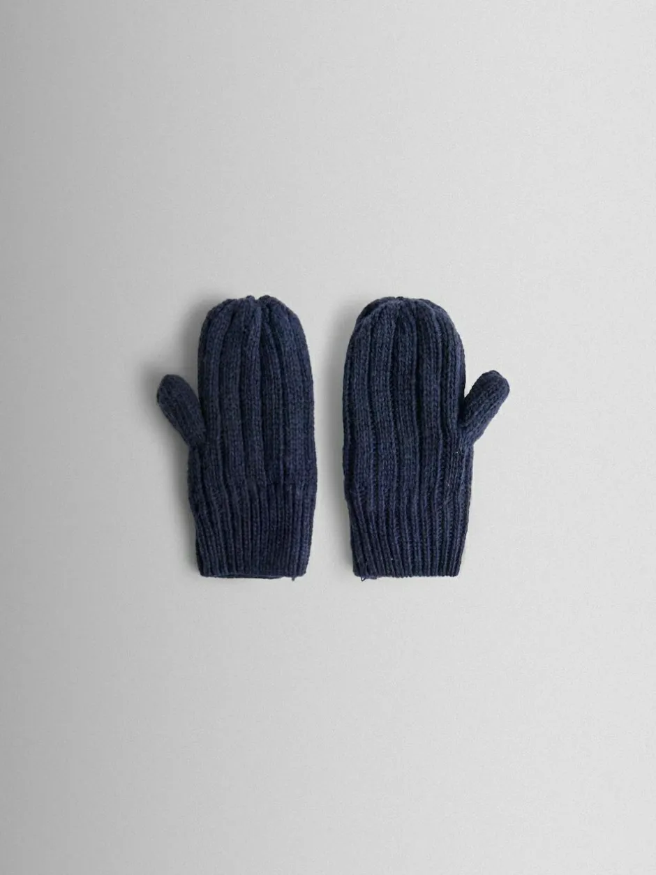 Jojo Maman Bébé Knitted Mittens Navy Online