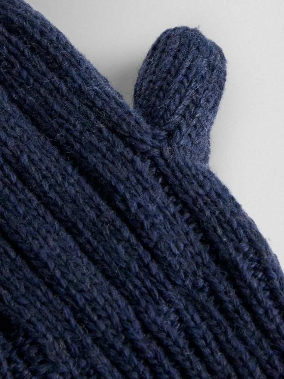 Jojo Maman Bébé Knitted Mittens Navy Online