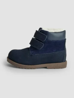 Jojo Maman Bébé Leather Boots Navy Discount