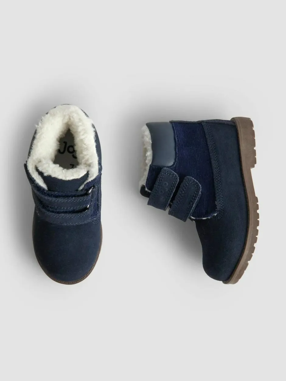 Jojo Maman Bébé Leather Boots Navy Discount