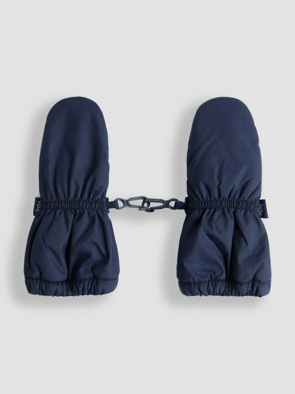 Jojo Maman Bébé Navy Waterproof Fleece Lined Mittens Sale