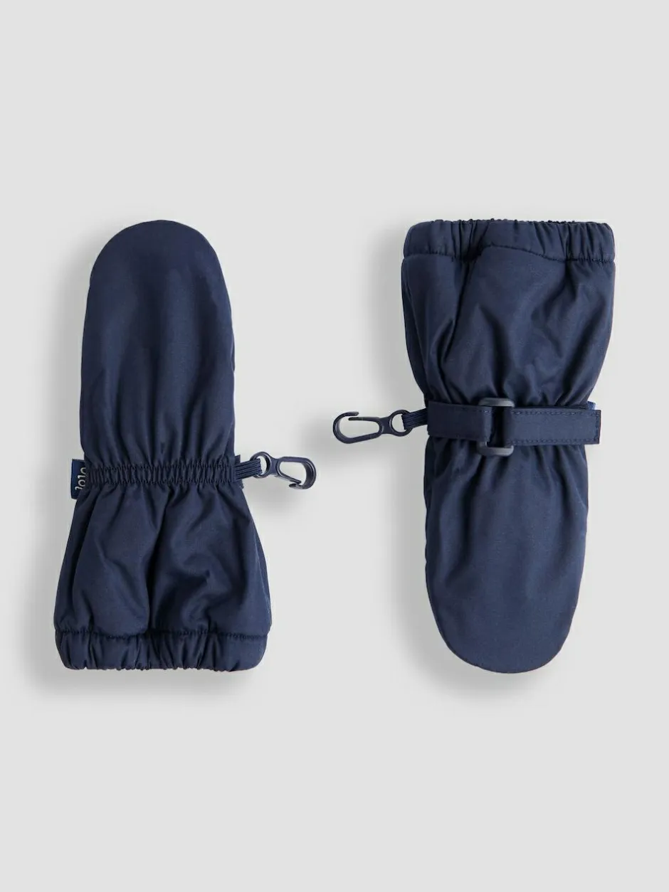 Jojo Maman Bébé Navy Waterproof Fleece Lined Mittens Sale