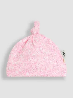 Jojo Maman Bébé Pink Ditsy Floral Flopsy 2- Pack Baby Hats Online