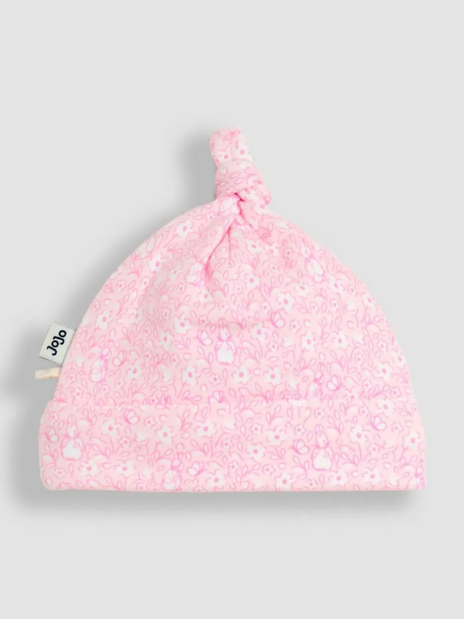 Jojo Maman Bébé Pink Ditsy Floral Flopsy 2- Pack Baby Hats Online