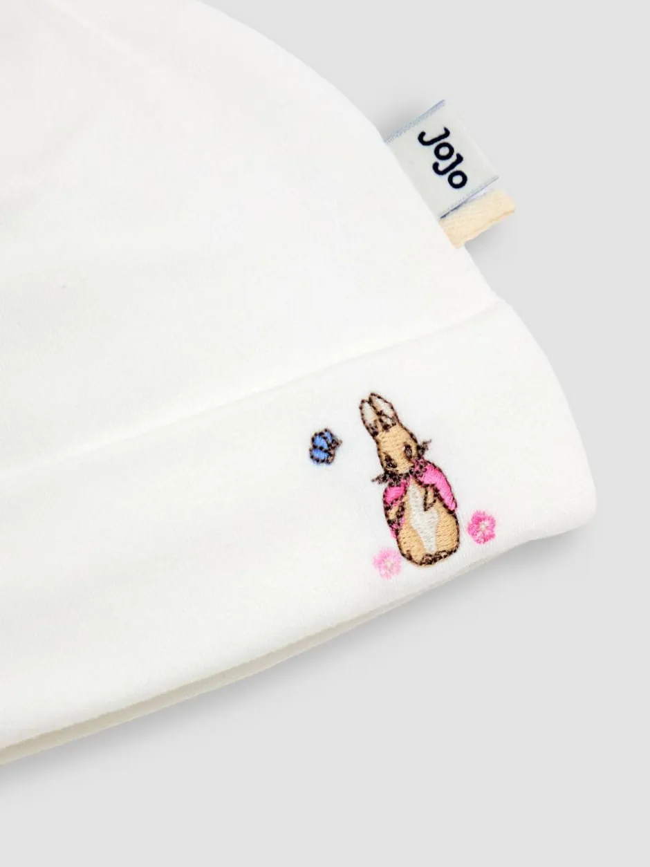 Jojo Maman Bébé Pink Ditsy Floral Flopsy 2- Pack Baby Hats Online