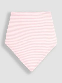 Jojo Maman Bébé Pink Dribble Bibs 3 Pack Discount